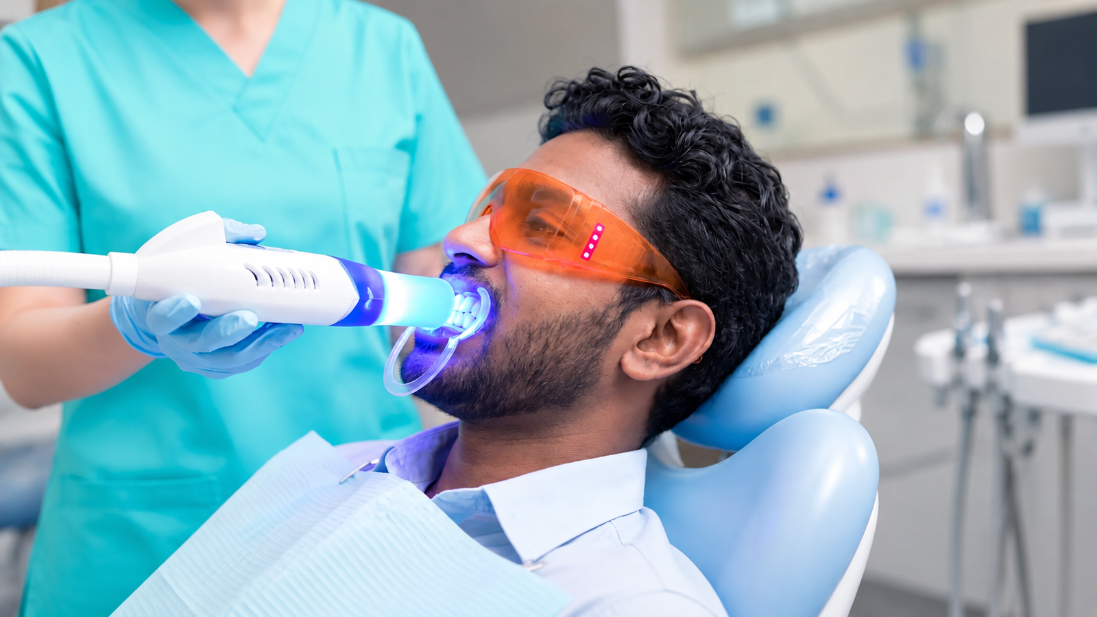 Professional Laser Teeth Whitening